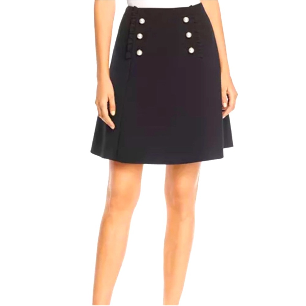 Kate Spade Pearl button crepe skirt size 10